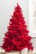 5ft Pre Lit Ruby Red Christmas Tree with Small and Large LED Lights